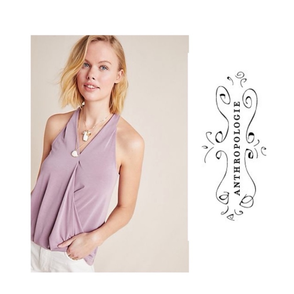 Sunday in Brooklyn Cupro halter from Anthropologie